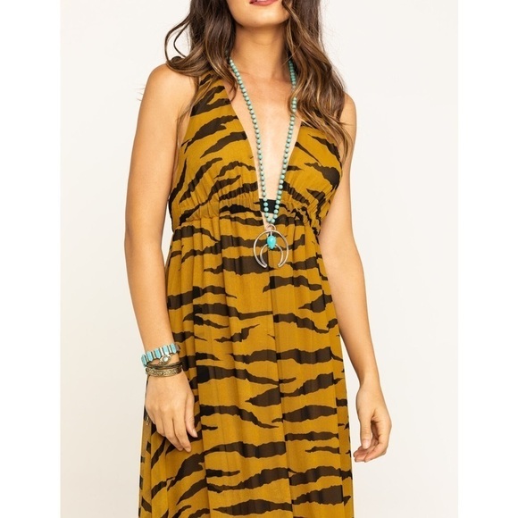 Show me your Mumu GREAT TIGER ELLORY
MAXI DRESS, New with Tags - Picture 8 of 9